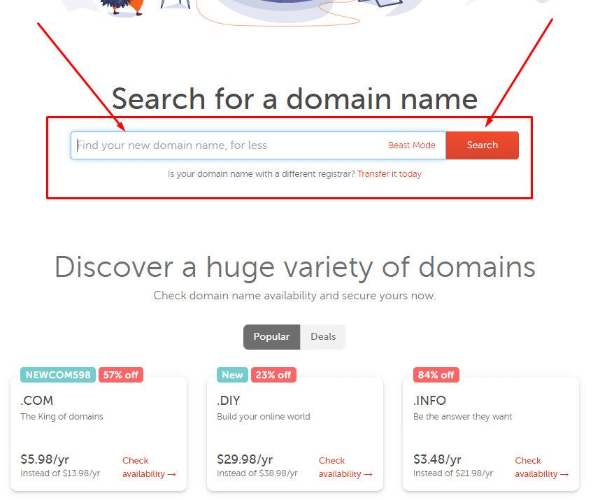 namechep domain name
