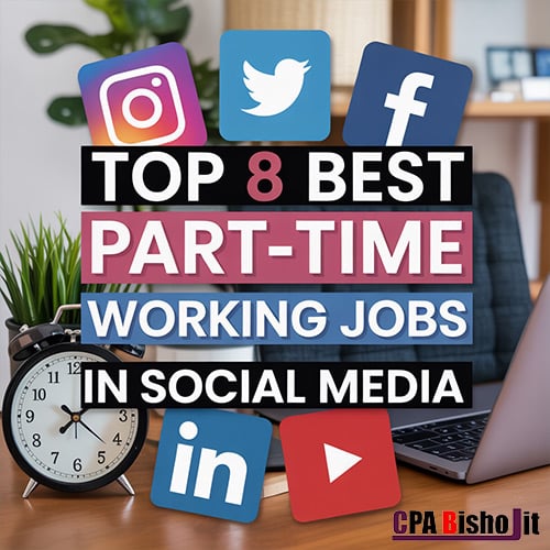 Part-time working jobs in social media
