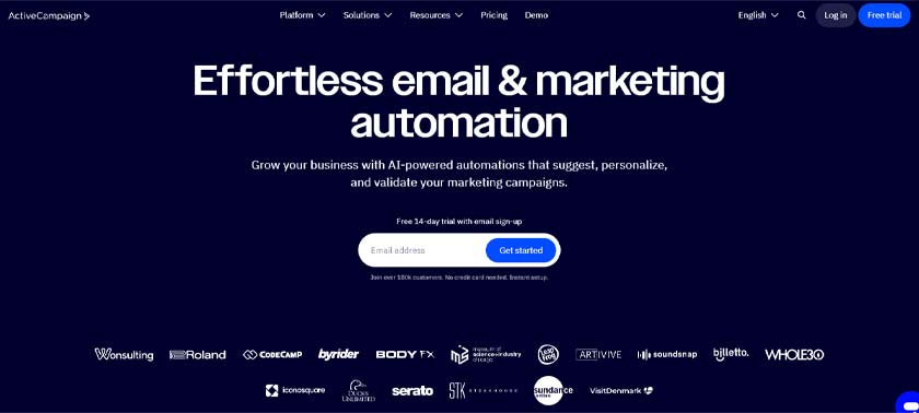 activecampaign email marketing