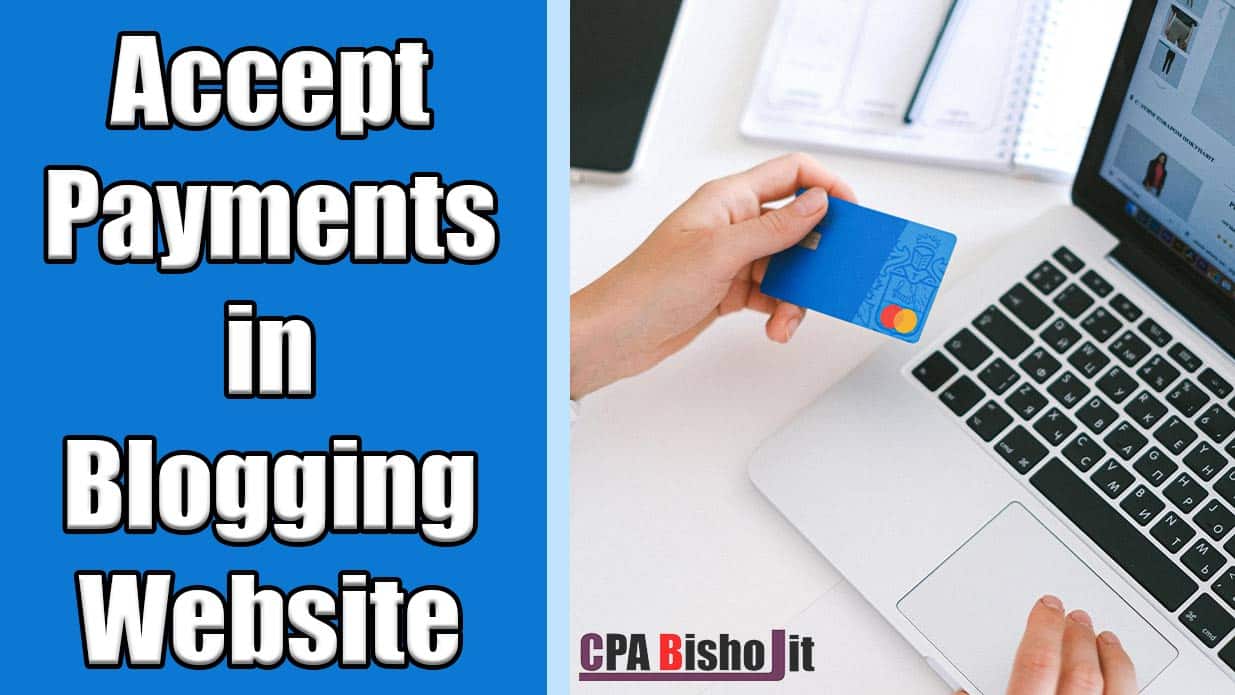 how to add payments method in blogging site