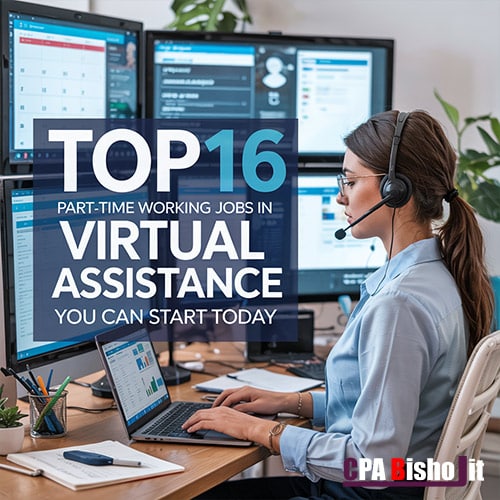 Part-time working jobs in virtual assistance